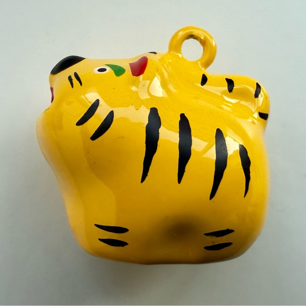 Yellow Japanese Tiger iron bell
